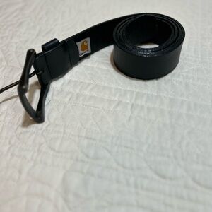 Carhartt Black Full Grain Leather Belt 1.5”Wide Black Size 38